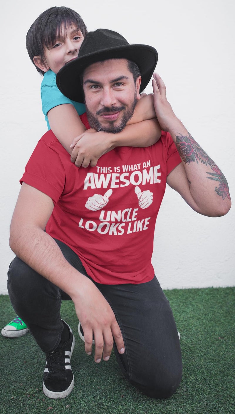Sweet Gisele This is What an Awesome Uncle Looks Like Shirt â€“ Funny Adult Humor T-Shirt for Men, Christmas, Birthday, Announcement Gift Grey XX-Large - Image 3
